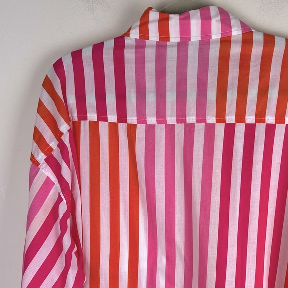Beach Riot | Beachy Alexa Sunset Stripes Button Down Top | L / XL - Picture 9 of 13